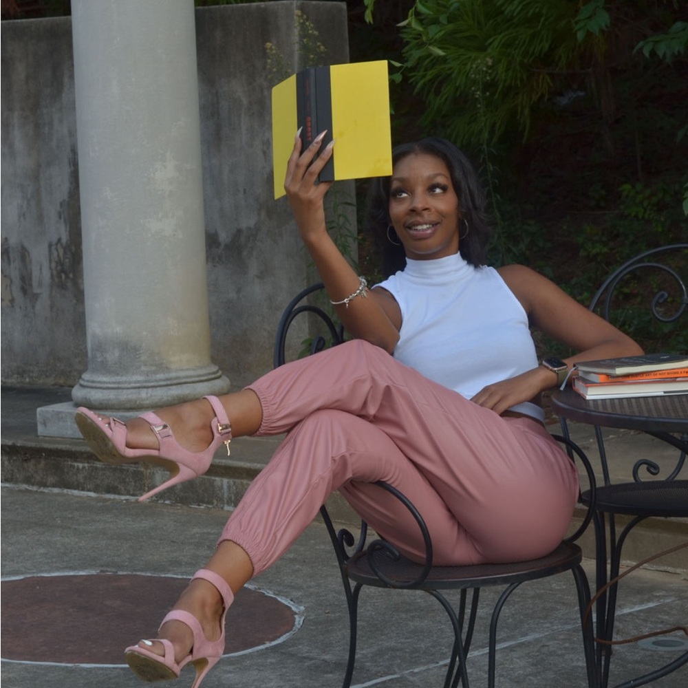 PINK Power Pants: Gently worn Pant can be styled up or down. Heels or flats.